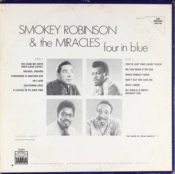 Robinson, Smokey And The Miracles - Four In Blue (Vinyl, VG+) (Vinyl LP)