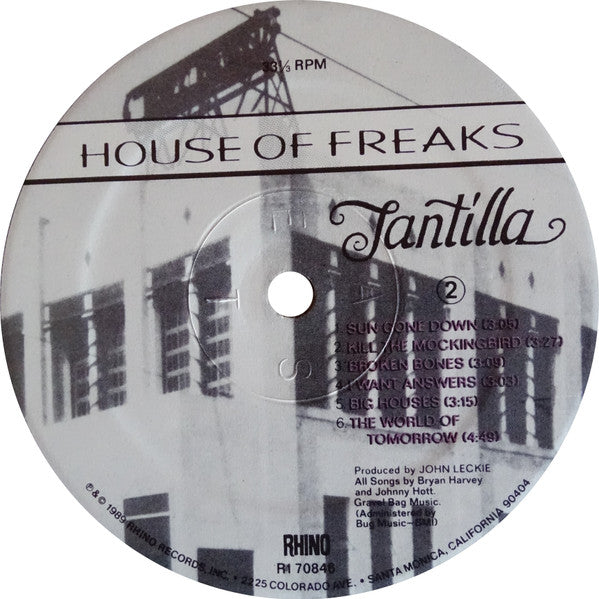 House Of Freaks - Tantilla (VG+) (Vinyl LP)