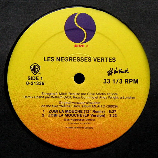 Les Negresses Vertes - Zobi La Mouche (VG+) (Vinyl LP)