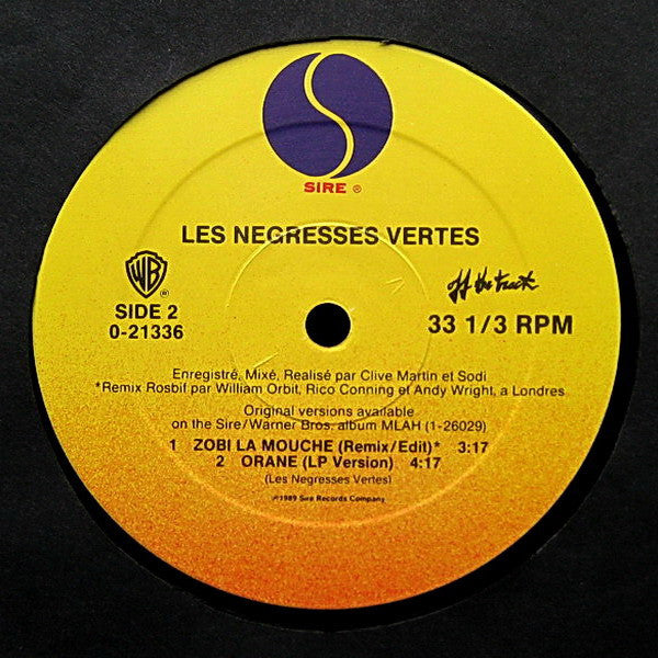 Les Negresses Vertes - Zobi La Mouche (VG+) (Vinyl LP)