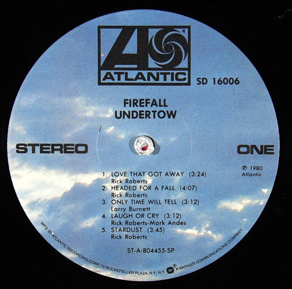 Firefall - Undertow (Vinyl, VG+) (Vinyl LP)