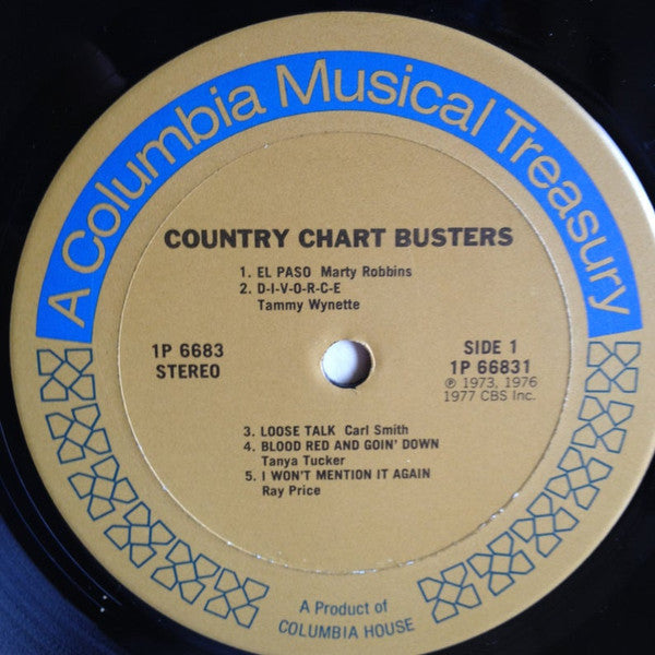 Various - Country Chart Busters (VG+) (Vinyl LP)