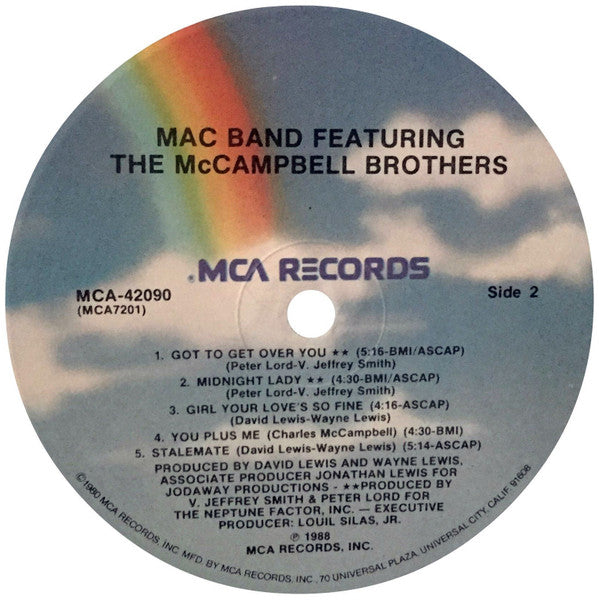 Mac Band Featuring The McCampbell Brothers - Mac Band Featuring The McCampbell Brothers (VG) (Vinyl LP)