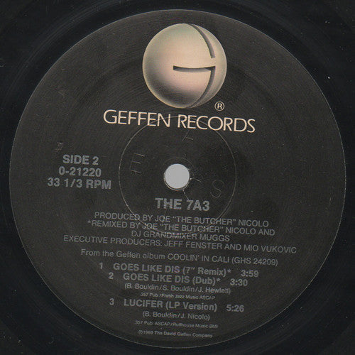 7A3 - Goes Like Dis (VG+) (Vinyl LP)