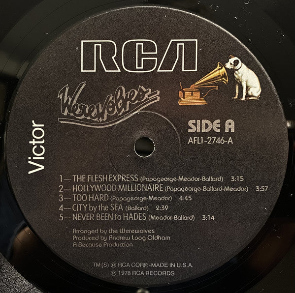 Werewolves - Werewolves (Vinyl, VG+) (Vinyl LP)