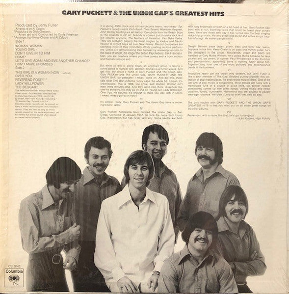 Puckett, Gary & The Union Gap - Greatest Hits (VG) (Vinyl LP)