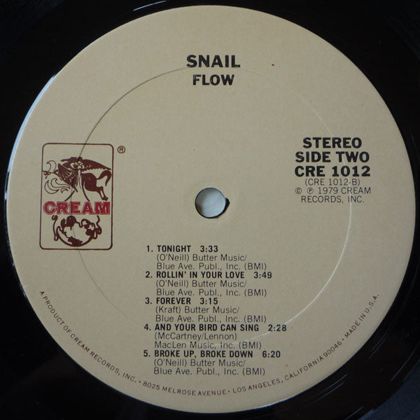 Snail  - Flow (VG+) (Vinyl LP)
