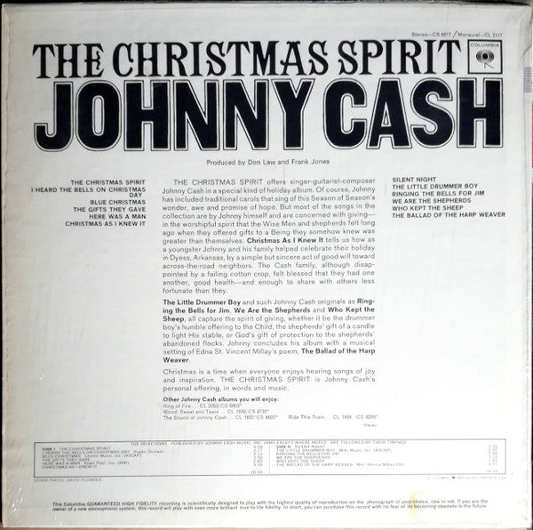 Cash, Johnny - The Christmas Spirit (Vinyl, VG) (Vinyl LP)