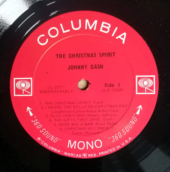 Cash, Johnny - The Christmas Spirit (Vinyl, VG) (Vinyl LP)