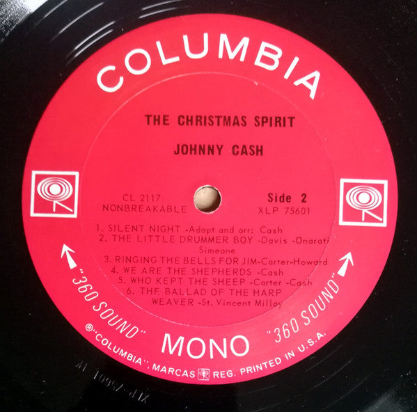 Cash, Johnny - The Christmas Spirit (Vinyl, VG) (Vinyl LP)