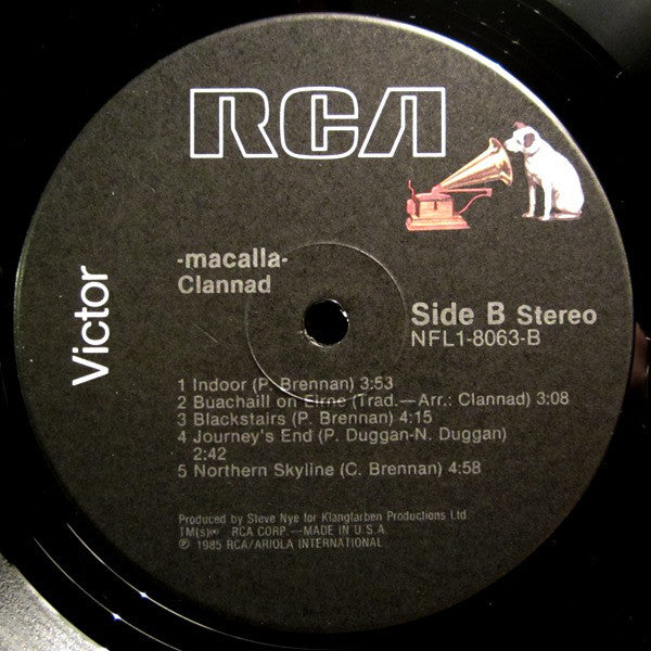 Clannad - Macalla (VG+) (Vinyl LP)