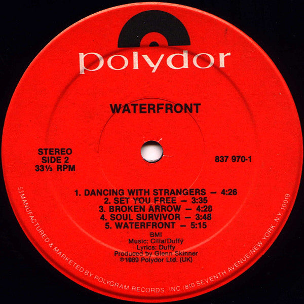 Waterfront  - Waterfront (VG+) (Vinyl LP)