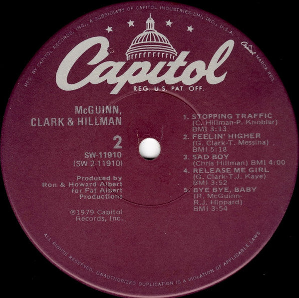 McGuinn, Clark & Hillman - McGuinn, Clark & Hillman (Vinyl, VG+) (Vinyl LP)