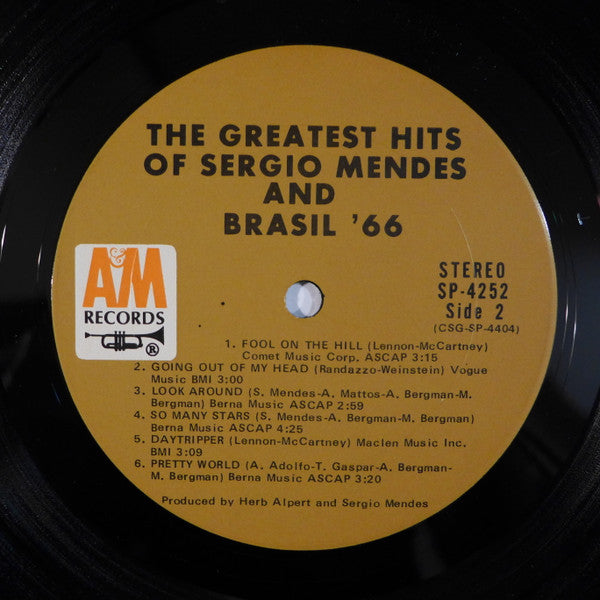 Mendes, Sergio & Brasil '66 - The Greatest Hits (VG) (Vinyl LP)