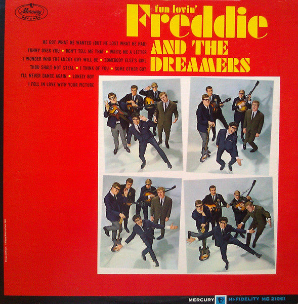 Freddie & The Dreamers - Fun Lovin' Freddie (Vinyl, VG+) (Vinyl LP)