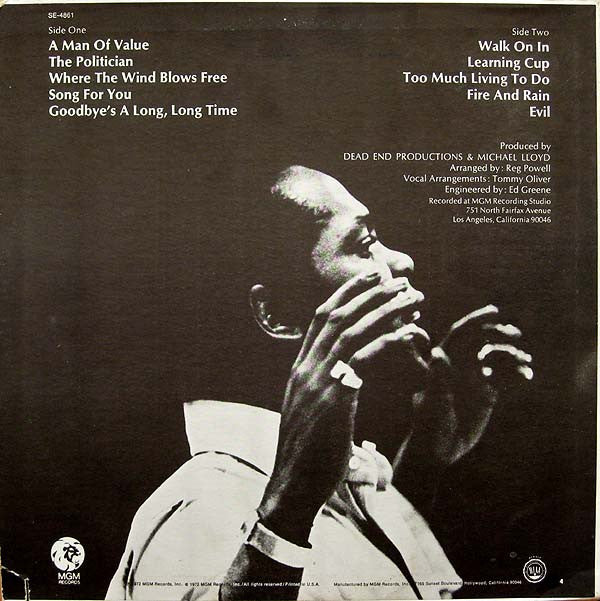 Rawls, Lou - A Man Of Value (VG) (Vinyl LP)