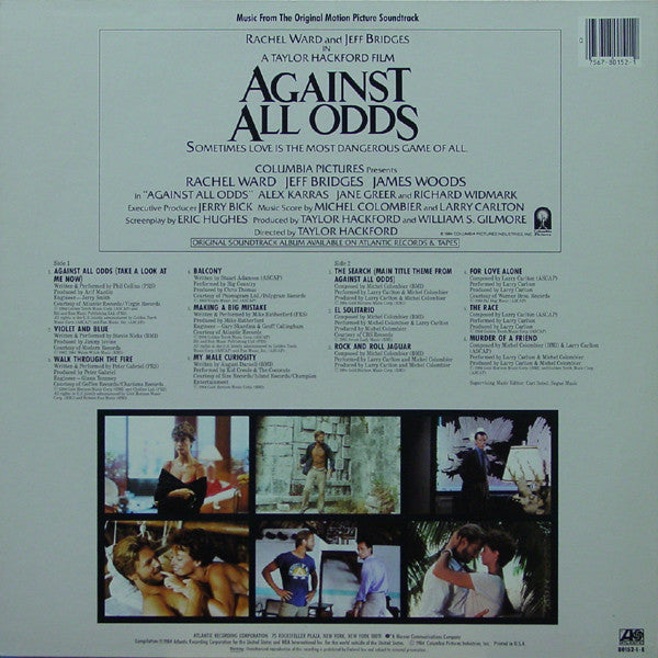 Against All Odds (Music From The Original Motion Picture Soundtrack) (VG+) (Vinyl LP)