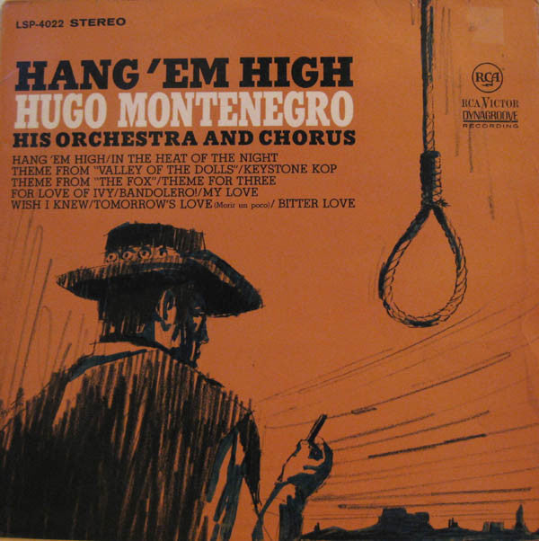 Montenegro, Hugo His Orchestra And Chorus - Hang 'Em High (VG+) (Vinyl LP)