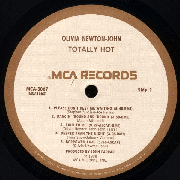 Newton-John, Olivia - Totally Hot (VG+) (Vinyl LP)
