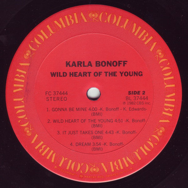 Bonoff, Karla - Wild Heart Of The Young (Vinyl, NM or M-) (Vinyl LP)