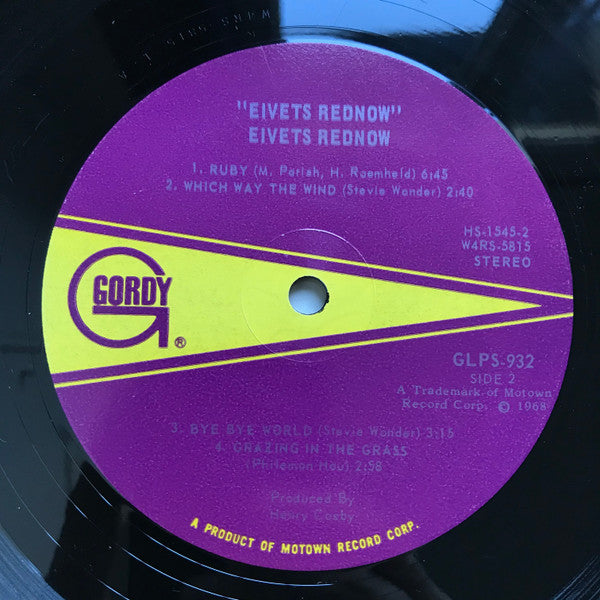 Wonder, Stevie - Eivets Rednow (Vinyl, VG+) (Vinyl LP)
