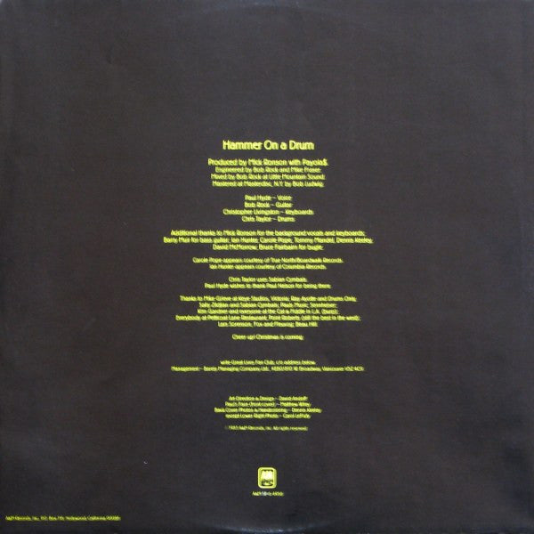 Payola$ - Hammer On A Drum (NM or M-) (Vinyl LP)