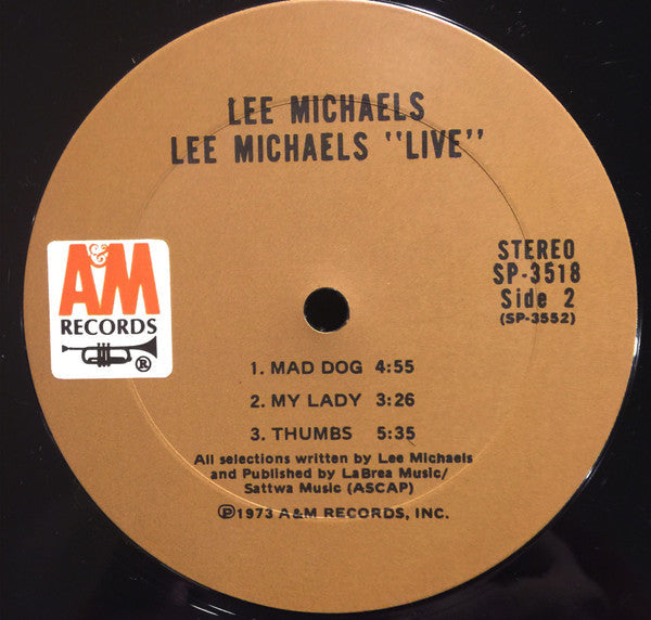 Michaels, Lee - Live (VG) (Vinyl LP)
