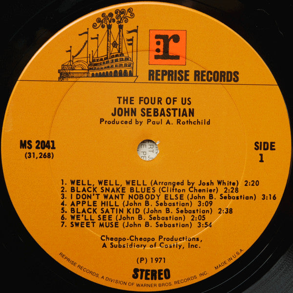 Sebastian, John - The Four Of Us (VG+) (Vinyl LP)