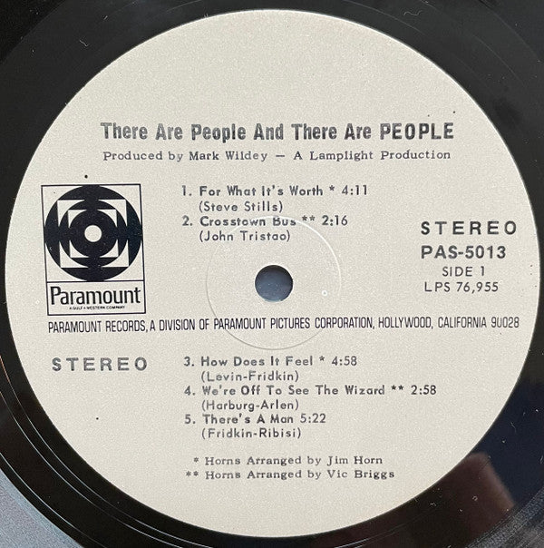People  - There Are People And There Are People (VG) (Vinyl LP)