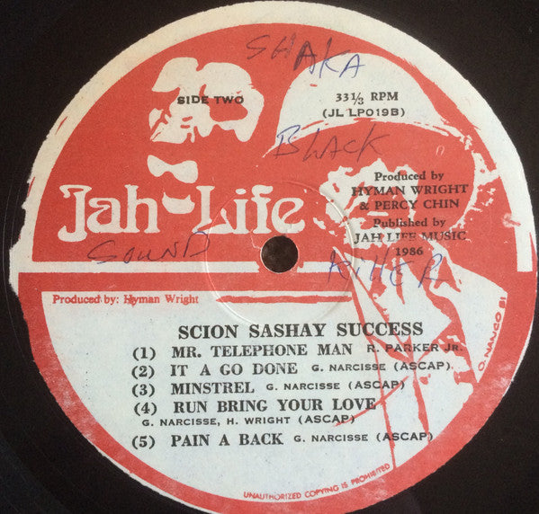 Scion Sashay Success - Success (G+) (Vinyl LP)