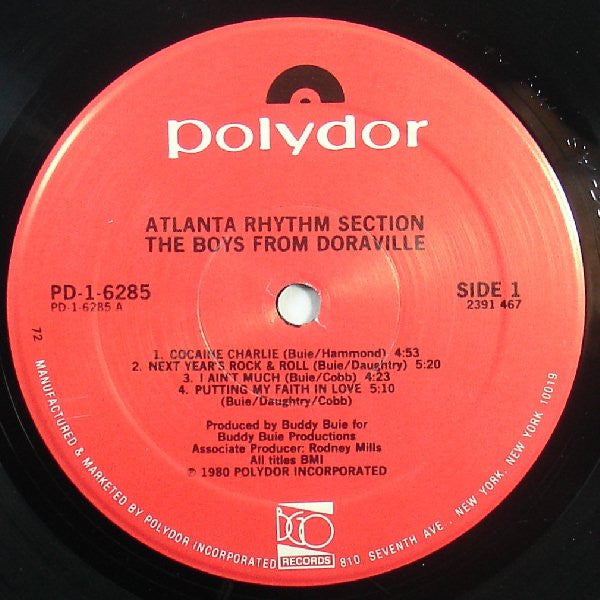 Atlanta Rhythm Section - The Boys From Doraville (VG+) (Vinyl LP)