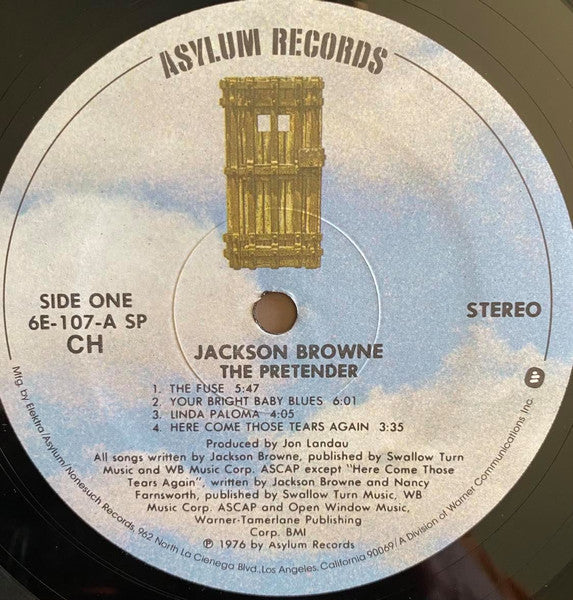 Browne, Jackson - The Pretender (Vinyl, VG+) (Vinyl LP)