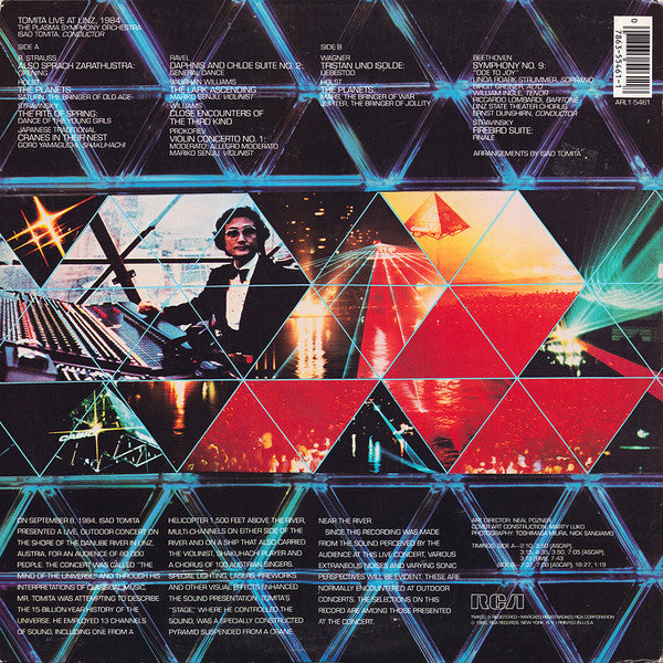 Tomita - Live At Linz, 1984 (The Mind Of The Universe) (NM or M-) (Vinyl LP)