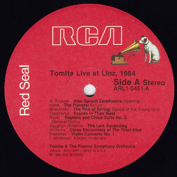 Tomita - Live At Linz, 1984 (The Mind Of The Universe) (NM or M-) (Vinyl LP)