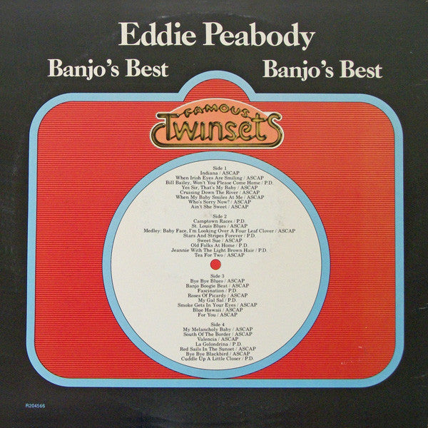 Peabody, Eddie - Banjo's Best (VG+) (Vinyl LP)