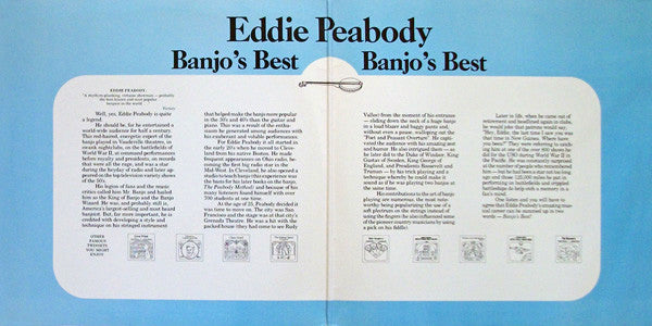 Peabody, Eddie - Banjo's Best (VG+) (Vinyl LP)