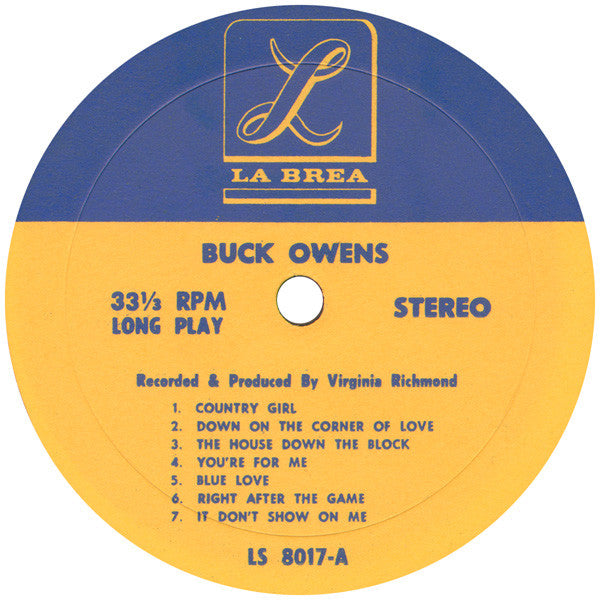 Owens, Buck - Buck Owens (VG) (Vinyl LP)