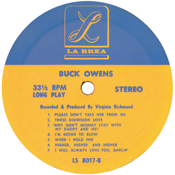 Owens, Buck - Buck Owens (VG) (Vinyl LP)