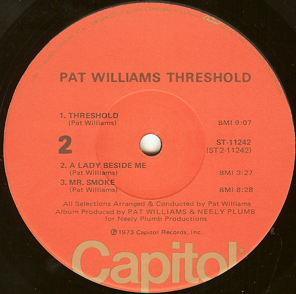 Williams, Pat - Threshold (VG) (Vinyl LP)