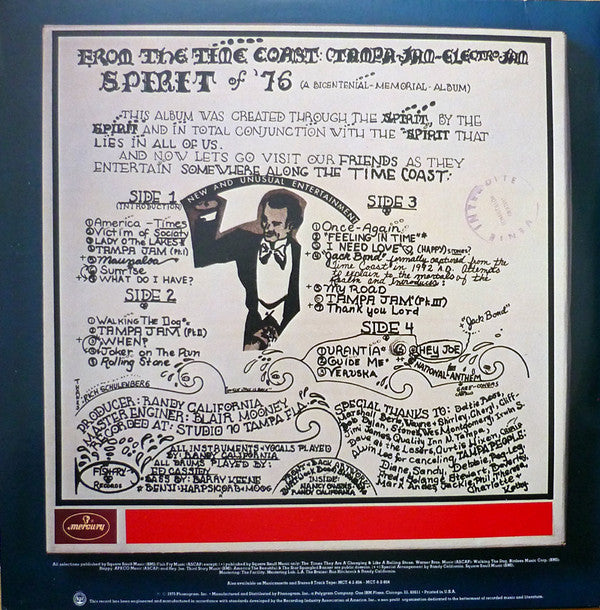 Spirit  - Spirit Of '76 (VG+) (Vinyl LP)