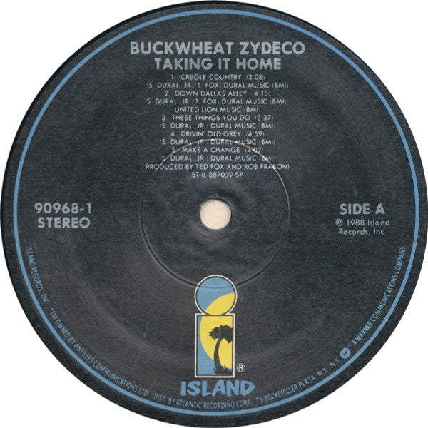 Buckwheat Zydeco - Taking It Home (Vinyl, VG+) (Vinyl LP)