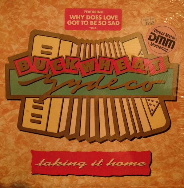 Buckwheat Zydeco - Taking It Home (Vinyl, VG+) (Vinyl LP)
