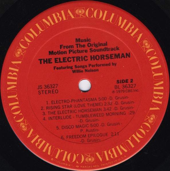 Nelson, Willie / Dave Grusin - The Electric Horseman (Music From The Original Motion Picture Soundtrack) (Vinyl, VG+) (Vinyl LP)