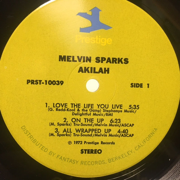 Sparks, Melvin - Akilah! (Vinyl, VG) (Vinyl LP)