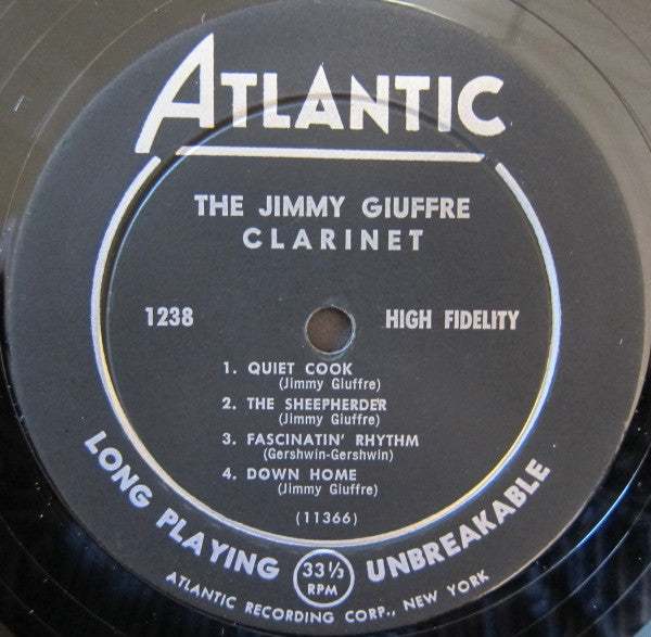 Giuffre, Jimmy - The Jimmy Giuffre Clarinet (Vinyl, G+) (Vinyl LP)