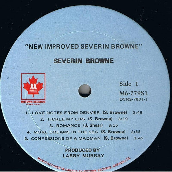 Browne, Severin - New Improved Severin Browne (VG+) (Vinyl LP)