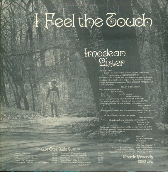 Lister, Imodean - I Feel The Touch (VG) (Vinyl LP)