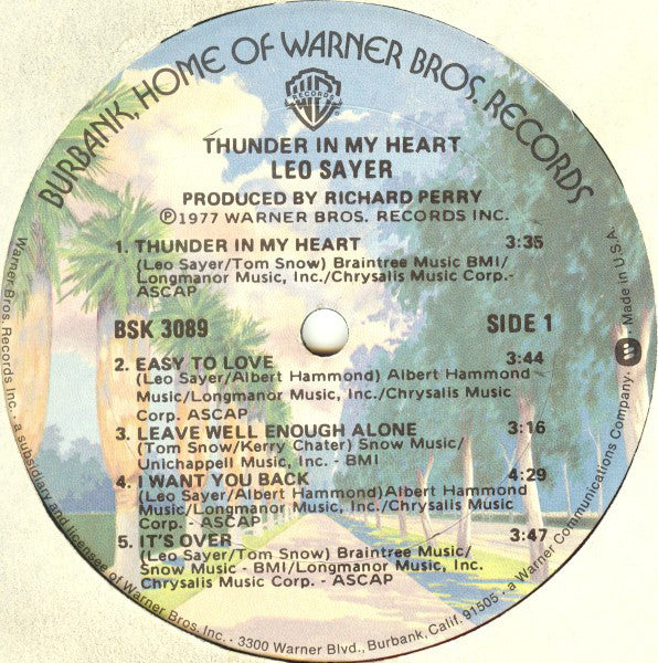 Sayer, Leo - Thunder In My Heart (NM or M-) (Vinyl LP)