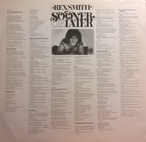 Smith, Rex - Sooner Or Later (Vinyl, VG) (Vinyl LP)