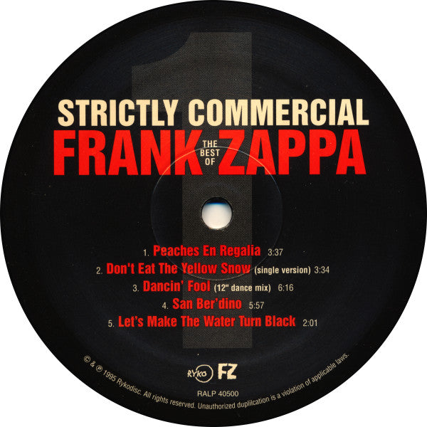 Zappa, Frank - Strictly Commercial (The Best Of Frank Zappa) (Vinyl, NM or M-) (Vinyl LP)